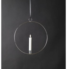 Decorațiune luminoasă argintie Flamme Ring – Star Trading