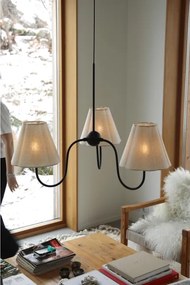 Markslöjd 109172 - Lustră suspendată pe cablu VEYA 3xE14/40W/230V Ø 90 cm in/negru