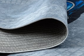 BAMBINO 41730 covor lavabil Mașină, cursă pentru copii anti-alunecare - gri / albastre