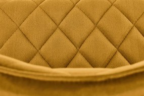 Scaun K450 velvet mustariu