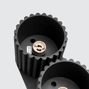 Sollux SL.1785 - Spot AURA 2xGU10/10W/230V, negru