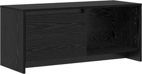 vidaXL Set comodă TV Stejar Negru 90 x 35 x 40 cm Lemn compozit