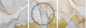 Tablou - Decor III. (cu ceas) (90x30 cm)