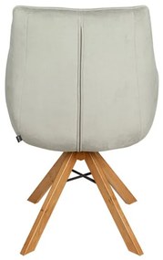 Scaun Vegas Rotativ Smoke Si Oak Gina Darkgrey