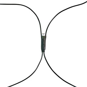 Perdea LED de Crăciun Nedis CLLC160 160xLED/7 funcții 5m IP44 alb cald