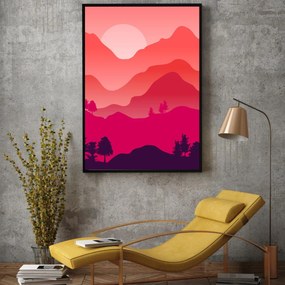 Poster - Peisaj montan (A4)