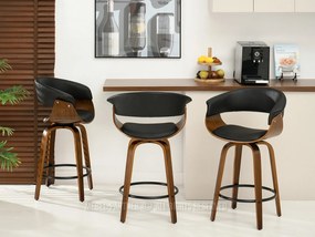 Scaun Enzo H (nuc închis + nuc). Promo -11%. 1110658