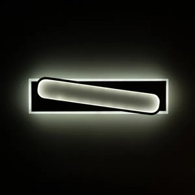 Brilagi - Plafonieră LED dimabilă OUTLINE LED/52W/230V 15x60 cm alb/negru + telecomandă