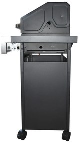 Grătar mobil cu gaz Cattara Windoe, 117,5 x 49x 116 cm