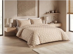Lenjerie de pat din microfibra HEARTILO POLY bej Dimensiune lenjerie de pat: 2 buc 70 x 90 cm | 200 x 220 cm