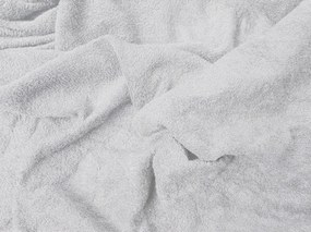 Cearsaf din fleece elastic MOLTON argintiu 180 x 200 cm
