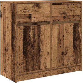 vidaXL Bufetă cu sertar Lemn vechi 80x34x76 cm Lemn prelucrat