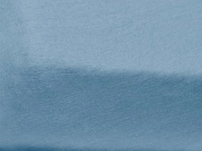 Cearsaf Jersey pentru patut copii cu elastic albastru deschis 60x120 cm