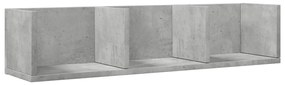 840435 vidaXL Dulap de perete, gri beton, 75x18x16,5 cm, lemn compozit