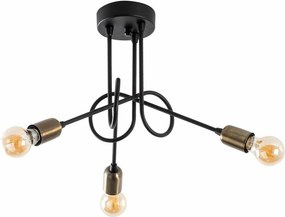 Lustra VIRAJ 10875, negru, metal, 46x32 cm