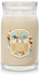 Yankee Candle Lumânare parfumată mare Signature Vanilla Flurries, 567 g, L