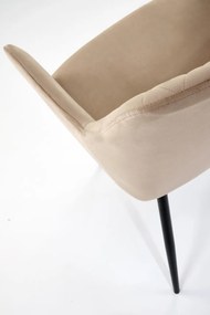 Scaun K558 velvet bej