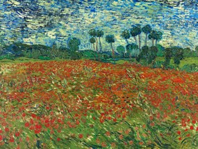 Reproducere Poppy Fields - Vincent van Gogh, (40 x 30 cm)