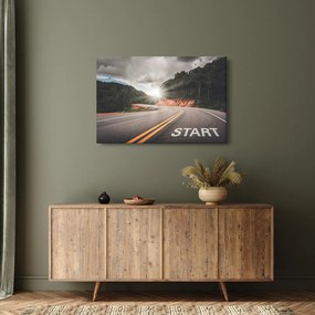 Tablou - Drum start (90x60 cm)