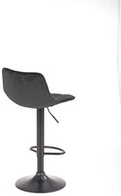Scaun de bar H95 velvet gri