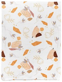 Pătură pentru copii albă din muselină 75x100 cm Boho – Mijolnir