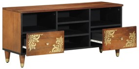 vidaXL Dulap TV 100x33x46 cm Lemn Solid Mango