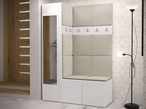 Mobilier hol Tovenaz X (Bej) (cu oglindă). 1104778