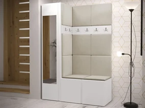 Mobilier hol Tovenaz X (Bej) (cu oglindă). 1104778