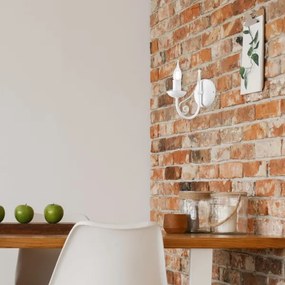 Lampă de perete DONATO 1xE14/40W/230V alb