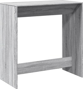vidaXL Masă de bar, Sonoma gri, 102x50x103,5 cm, lemn prelucrat