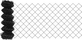 vidaXL Gard cu plasă de sârmă Gri 25 x 0,4 m Oțel