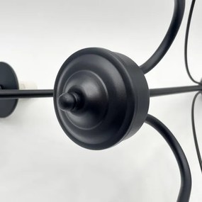 Lustră pe lanț Brilagi COTTAGE 3xE14/40W/230V negru/alb