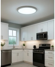 Plafonieră LED 32W, 230V, 3000/4000/6500K, diametru 40 cm, albă