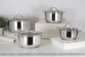 Set oale inox cu capace, 8 piese Silver Jewellery Berlinger Haus BH 6663