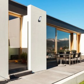 Aplica LED cu senzor de miscare pentru iluminat exterior IP44 Palanga antracit, alb
