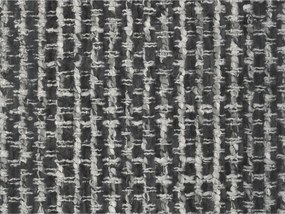 Taburet gri închis cu tapițerie din chenille Georgia – Micadoni