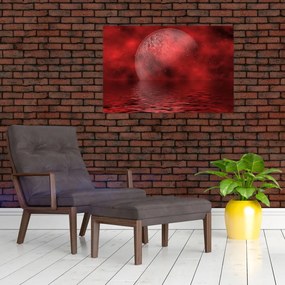 Tablou - Luna pe nivelul apei (90x60 cm)