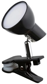 Veioza, lampa de birou cu clema design modern Noah negru