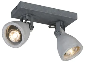 Spotlight industrial gri beton 2 lumini - Creto