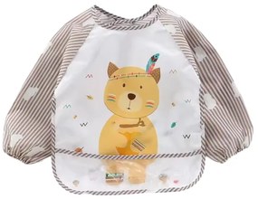 Baveta impermeabila cu maneci lungi 6-36 luni, Orlandokids