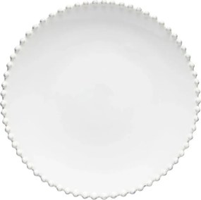 Farfurie din gresie ceramică Costa Nova Pearl, ⌀ 28 cm, alb