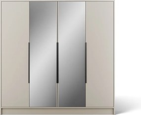 Dulap Lunara Hinged – cu oglindă – 200x51x200 cm – Cașmir – Lunara 200 Hinged Dulap – Varianta 1