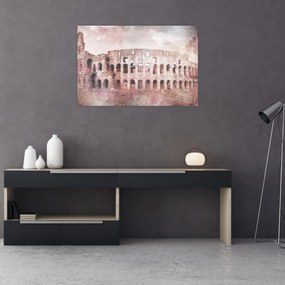 Tablou - Carte poștală de epocă a orașului N⁰2 (90x60 cm)