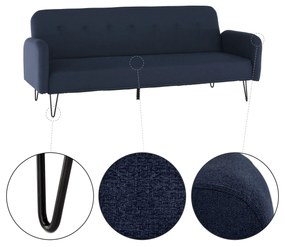 Canapea extensibilă, albastru închis, PULSA