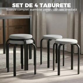 HOMCOM taburet taburete pufuri | Aosom Romania