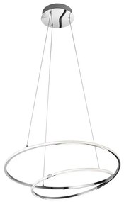 Lustra suspendata LED design modern Viarregio crom