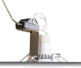 Set de 6 spoturi încastrate moderne albe, înclinabile GU10 50mm - Edu