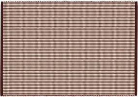 Covor burgundy/în culoare naturală țesut manual din lână 140x200 cm Talo – noo.ma