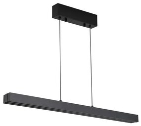 Lustra LED suspendata extensibila Linear negru