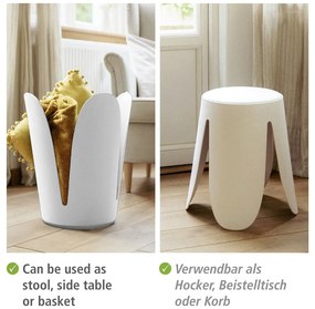 Scaun alb din plastic Comiso – Wenko